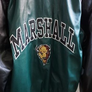 Marshall University Leather Jacket